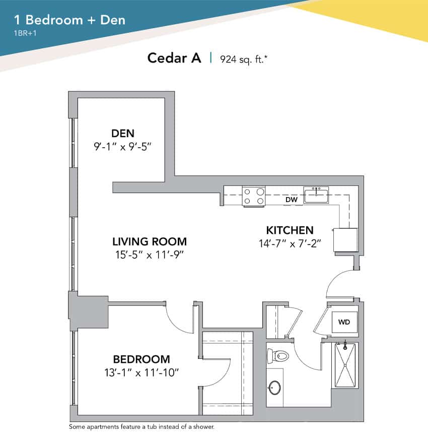 Cedar-onebedroom
